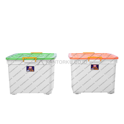 Box container besar Shinpo SIP 190 CB 190 kapasitas 190 liter dengan roda dan handle kuat – Kantorku