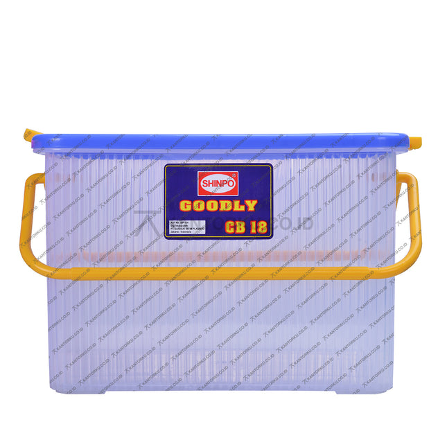 Shinpo Goodly 134 CB 18 box container plastik kuat dan ringan untuk penyimpanan aman – tersedia di KANTORKU.