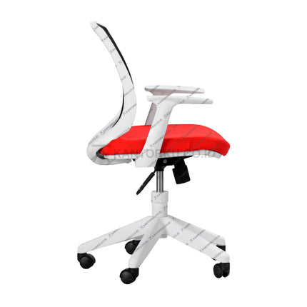 Kursi Savello frame kaki putih desain modern – kantorkudotcodotid