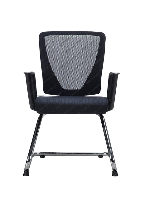 Kursi kantor Savello modern minimalis chrome metal – Kantorku