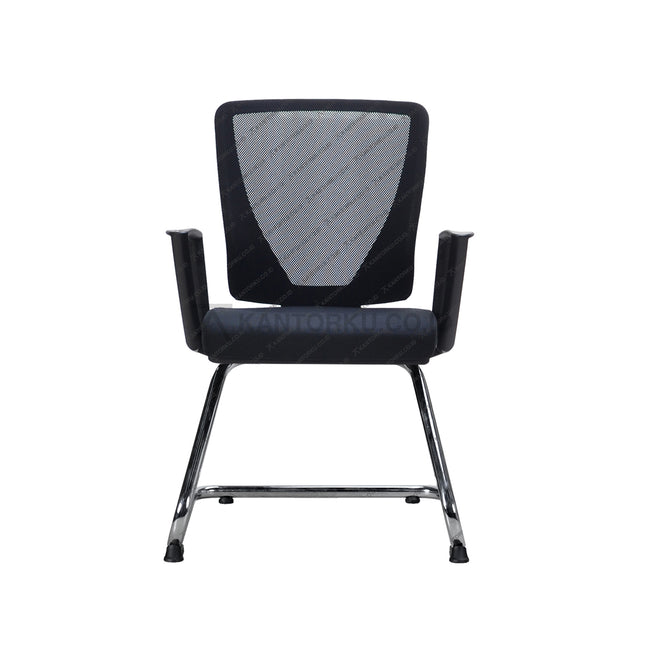 Kursi kantor Savello modern minimalis chrome metal – Kantorku