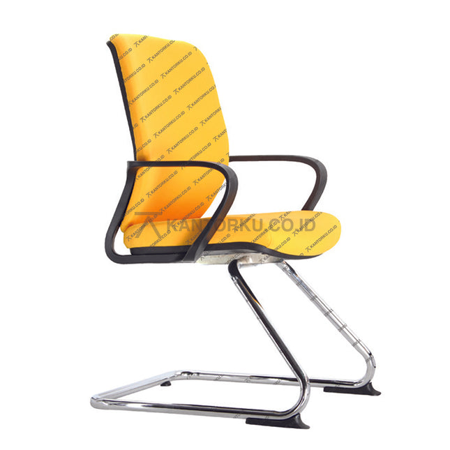Kursi Visitor ergonomis dengan sandaran jaring - desain Minimalis