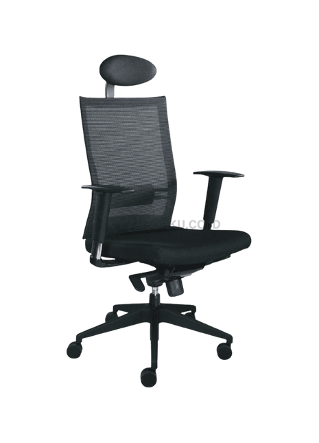 FIRM SKIN office chair dengan sandaran mesh fleksibel dan dudukan empuk. Tersedia di Kantorku.co.id