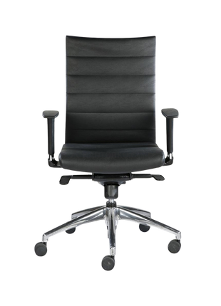 Kursi kantor FIRM SKIN ergonomis untuk kenyamanan kerja jangka panjang. Tersedia di Kantorku.