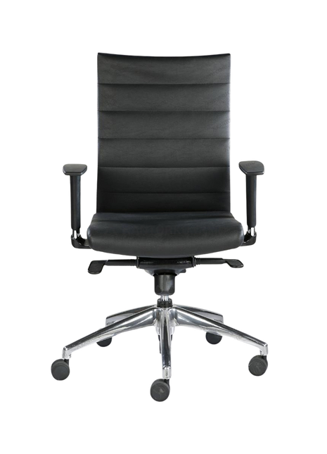 Kursi kantor FIRM SKIN ergonomis untuk kenyamanan kerja jangka panjang. Tersedia di Kantorku.