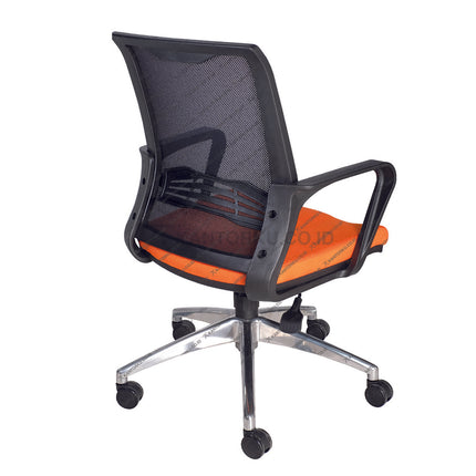 Kursi kantor sandaran jaring dengan desain modern Minimalis