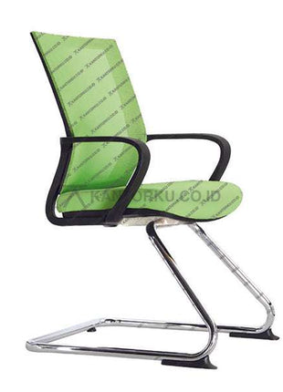 Ecos SKM 3805 A – Kursi Hadap Modern dengan Kaki Cantilever Chrome