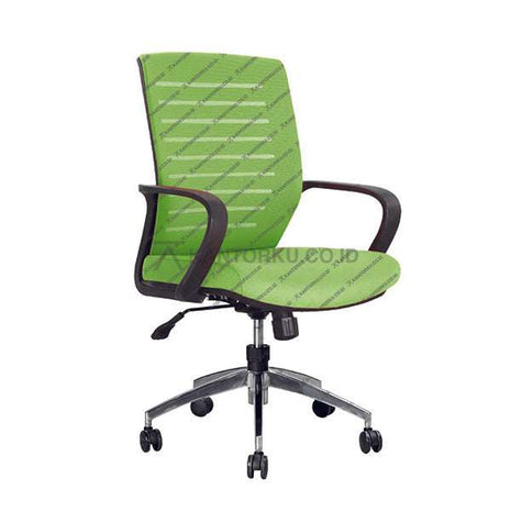 Kursi Kerja Ergonomis dengan Sentuhan Minimalis - Kursi kerja - Kursi Staff - Kursi Karyawan - kursi dengan roda, sandaran lengan, dan tuas hidrolik