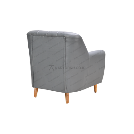 Sofa satu dudukan Clevano desain hangat dan modern – kantorku