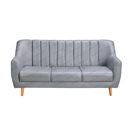 Sofa Clevano 3 Seater dengan desain minimalis hangat – kantorku.co.id