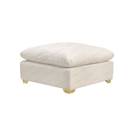 Sofa Hook Luna dengan bantalan empuk dan kain fabric lembut – Tersedia di Kantorku.co.id