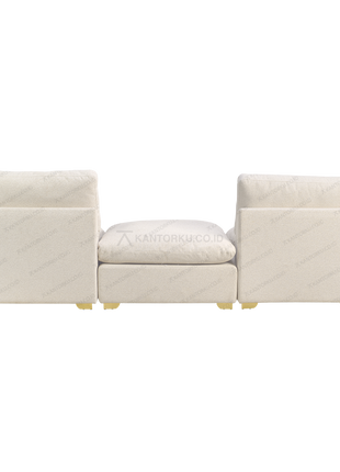 Sofa L Luna Premium furnitur modern untuk kenyamanan dan gaya interior - Tersedia di Kantorku