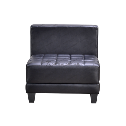 Kursi Harold Noirrest bangku kaki hitam elegan – kantorku