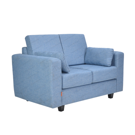 sofa minimalis jakarta kain premium kaki kayu mahoni Tersedia di Kantorku