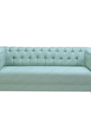 sofa turquoise jakarta desain klasik modern elegan ruang tamu Tersedia di Kantorku
