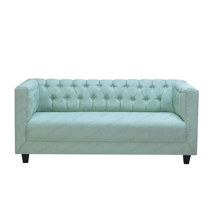 sofa turquoise jakarta desain klasik modern elegan ruang tamu Tersedia di Kantorku