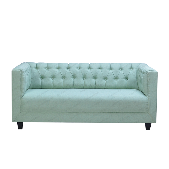 sofa turquoise jakarta desain klasik modern elegan ruang tamu Tersedia di Kantorku