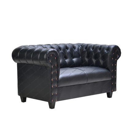 Sofa Verona Botega dengan kulit sintetis lembut dan jahitan kokoh — kantorku.co.id