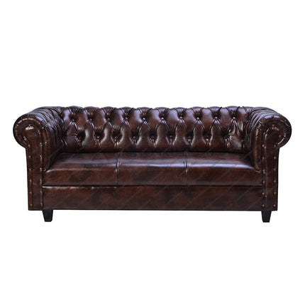 Sofa Verona Botega modern elegan dengan finishing kulit sintetis halus — kantorku