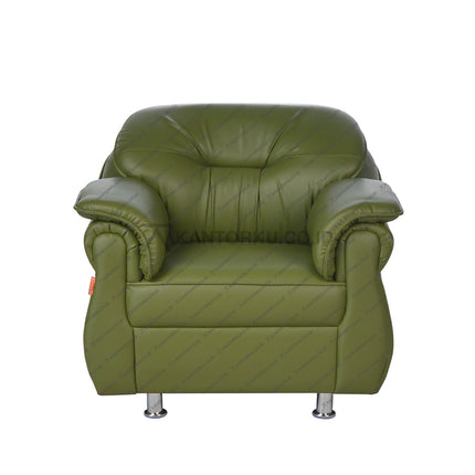 Sofa Oliv Xena modern dengan bahan kulit sintetis tahan lama — kantorkudotcodotid