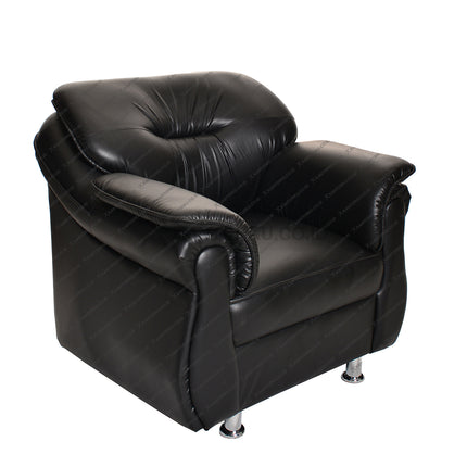 Sofa Oliv Xena dengan bahan synthetic leather berkualitas mudah dibersihkan — kantorku.co.id