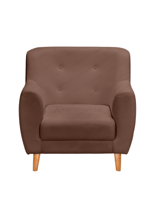 Sofa Zura 1 seater ergonomis nyaman terjangkau dengan desain modern elegan Tersedia di Kantorku