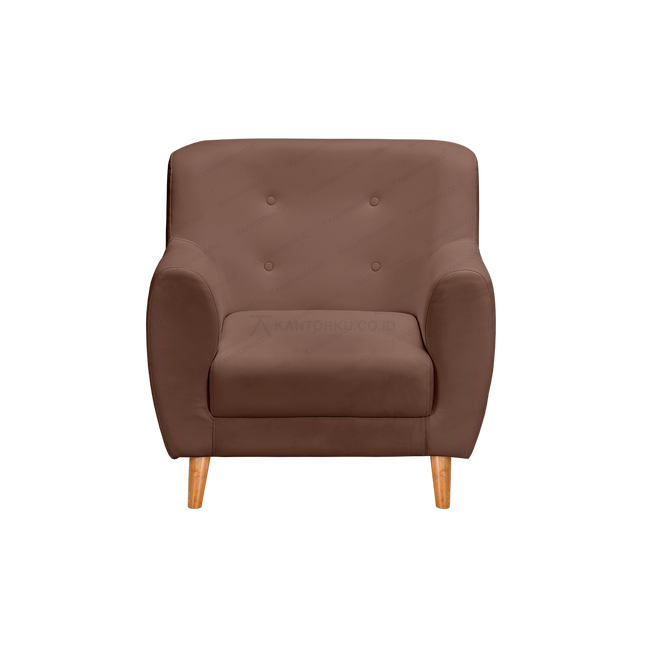 Sofa Zura 1 seater ergonomis nyaman terjangkau dengan desain modern elegan Tersedia di Kantorku