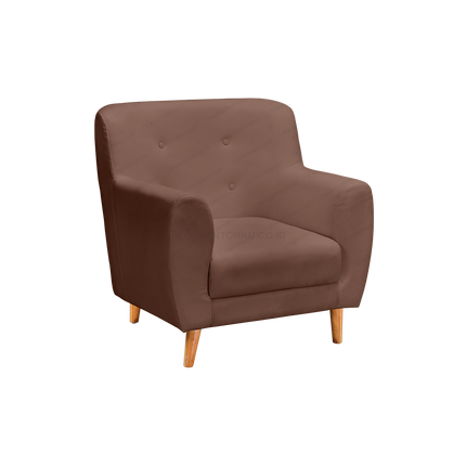 Sofa single seater ergonomis nyaman terjangkau dengan bahan Oscar premium Tersedia di Kantorku