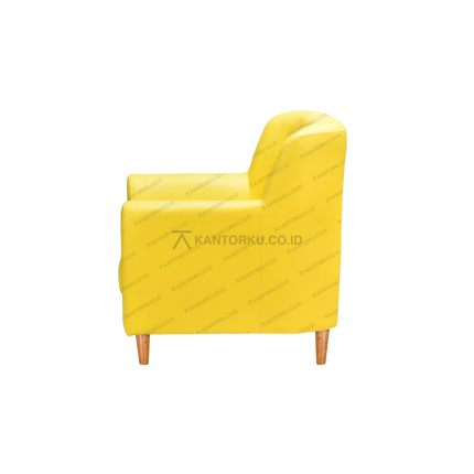 Kursi santai Zura 1 Seater dengan desain minimalis modern – kantorkudotcodotid