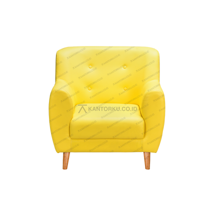 Sofa Zura 1 Seater Harold kursi single modern elegan – kantorku