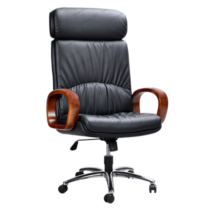 Savello Soliter HA kursi direktur dengan rangka kaki aluminium kokoh