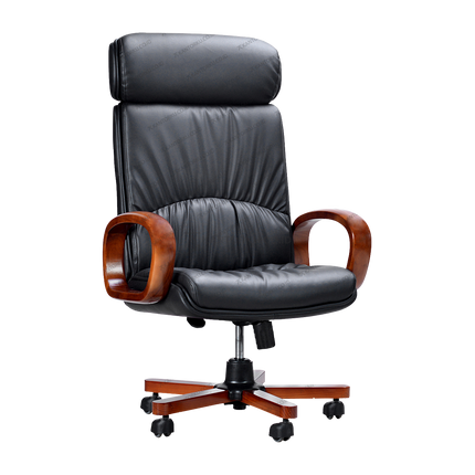 Kursi Direktur Savello Soliter HKC Leather dengan Heavy Duty Tilting