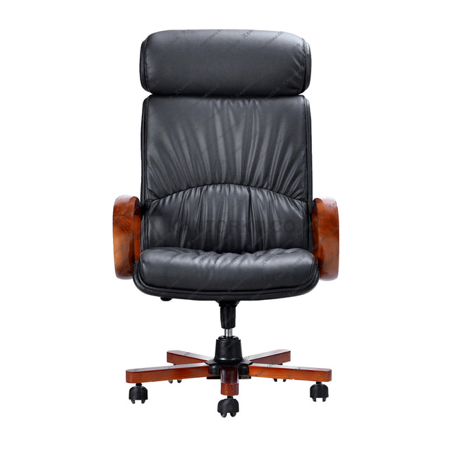 Kursi direktur Savello Soliter HKC Leather elegan dan mewah – Kantorku