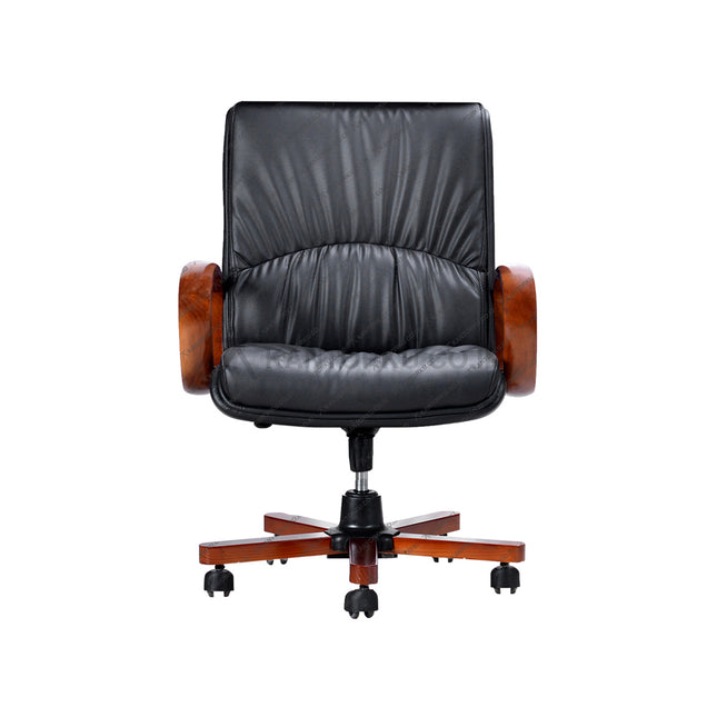 Kursi manajer Savello Soliter LKC Leather elegan dan mewah – Kantorku