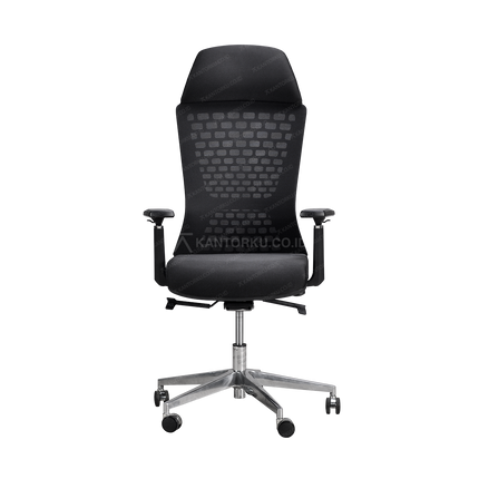Kursi kantor SOXVO I AL ergonomis dengan headrest dan sandaran tinggi dari Kantorku