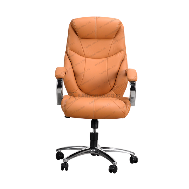 Kursi direktur Savello Sparta HKA Leather elegan aluminium – Kantorku