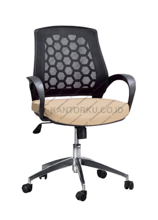 Kursi staff Savello Spider GA sandaran lengan ergonomis – kantorkudotcodotid