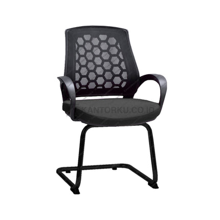 Kursi hadap Savello Spider V elegan dengan kaki cantilever – Kantorku