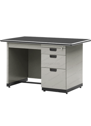 Meja kantor minimalis Alba Metal finishing powder coating