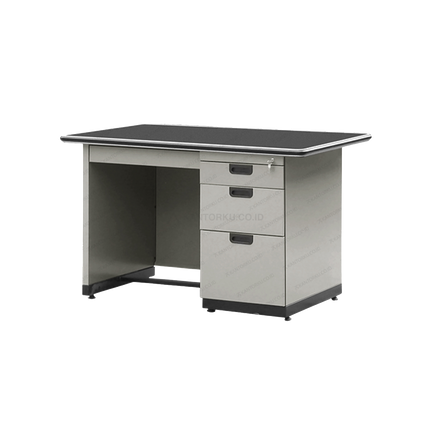 Meja kantor minimalis Alba Metal finishing powder coating