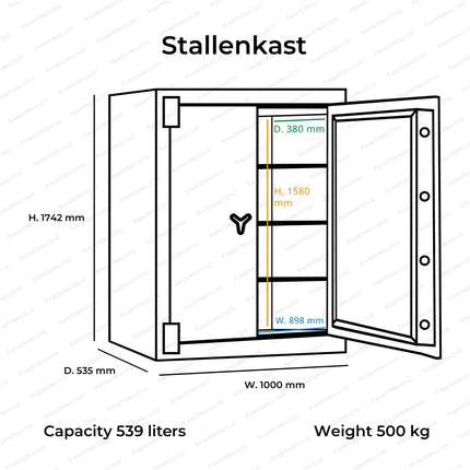 brankas bolden stallenkast anti api dan anti pembobolan — kantorku