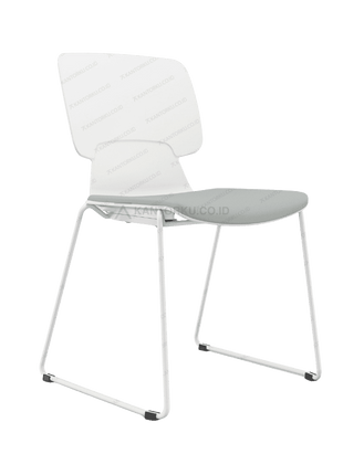 Strata Walk chair FIRM dengan kombinasi warna cerah dan rangka metal. Tersedia di Kantorku