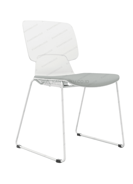 Strata Walk chair FIRM dengan kombinasi warna cerah dan rangka metal. Tersedia di Kantorku