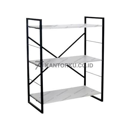 Rak penyimpanan industri minimalis Grey Rack S untuk dokumen dan perlengkapan kantor kantorku.co.id