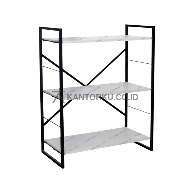 Rak penyimpanan industri minimalis Grey Rack S untuk dokumen dan perlengkapan kantor kantorku.co.id
