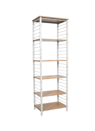 Rak besi Maple Rack L lima tingkat bergaya industrial – Kantorku