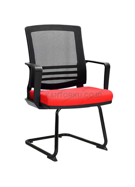 Kursi Hadap Savello Supertop V ergonomis untuk ruang rapat modern – Kantorku