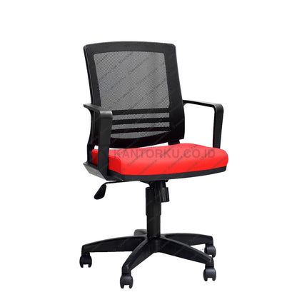 Kursi kerja Savello Supertop G bahan mesh nyaman digunakan lama – kantorku.co.id