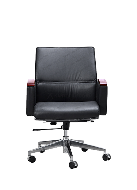 Kursi direktur Indachi TELLO II AL leather desain modern ergonomis Tersedia di Kantorku