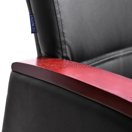 Kursi direktur mewah Tello I AL Leather dengan desain klasik modern – KANTORKU